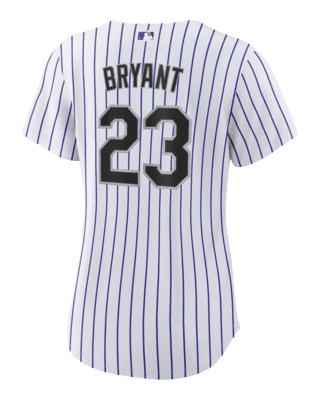 MLB Colorado Rockies (Kris Bryant) Women's Replica Baseball Jersey