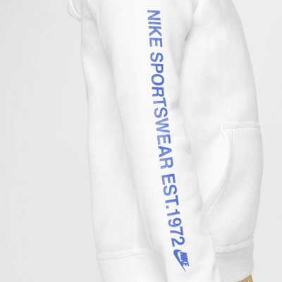 Flísová mikina Nike Sportswear Standard Issue s kapucí pro větší děti (chlapce)