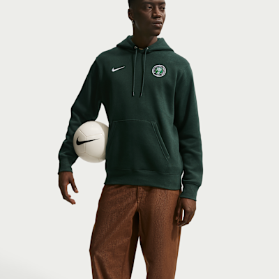 Nike Nijerya Club Nike Erkek Kapüşonlu Futbol Sweatshirt'ü görsel 3