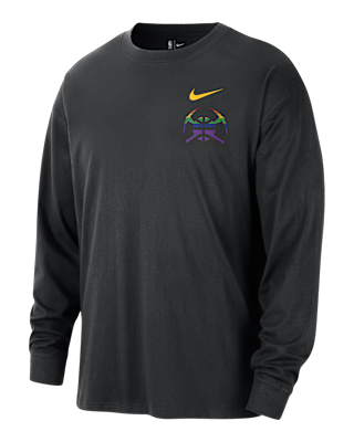 Мужская футболка Denver Nuggets Essential City Edition Nike NBA Long-Sleeve