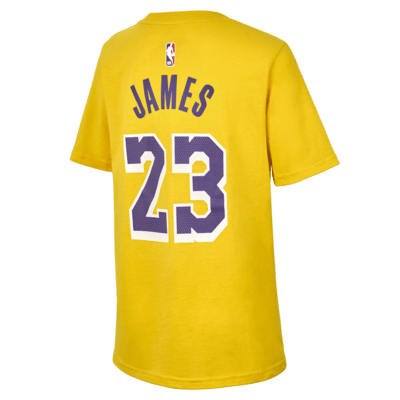 T-shirt LeBron James Los Angeles Lakers Nike NBA – Ragazzo