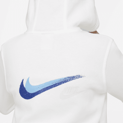 Nike Sportswear Sudadera con capucha de tejido Fleece estampado con cremallera completa - Niño