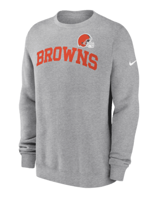 Мужские  Cleveland Browns Club Nike NFL Pullover Crew