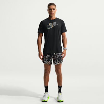 Nike Stride Dri-FIT ADV Realtree® rövid ujjú férfi futófelső