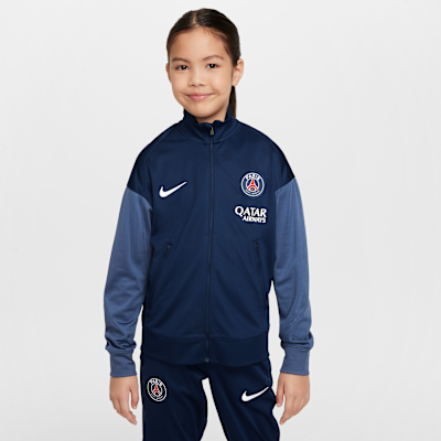 Pairis Saint-Germain Strike Big Kids' Nike Dri-FIT Soccer Knit Tracksuit
