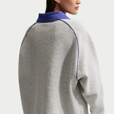 Nike Sportswear Phoenix Fleece Women's Oversized Graphic Polo Top