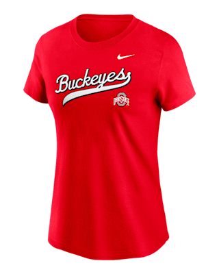 Женская футболка Ohio State Athletic Prep Arch Local Script Nike College