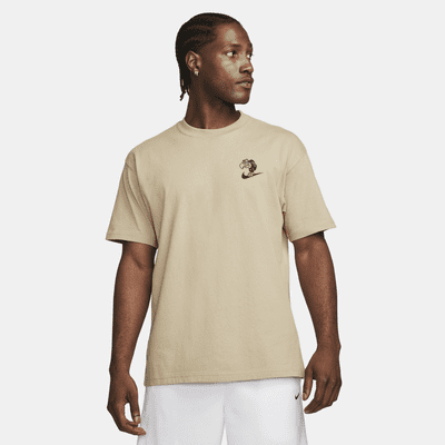 tan nike t shirt