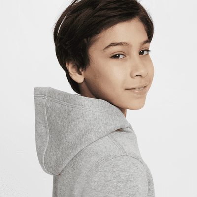 Sudadera con gorro sin cierre para niño talla grande Nike Sportswear Club