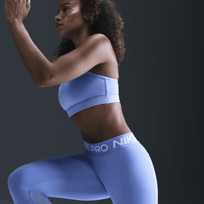 Nike Pro Leggings mit mittelhohem Bund und Mesh-Einsatz für Damen