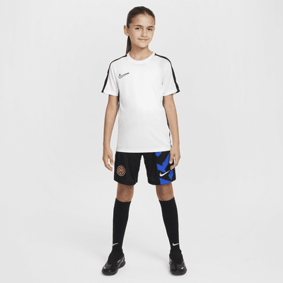 Inter Mailand 2024/25 Stadium Home Nike Replika-Fußballshorts mit Dri-FIT-Technologie (ältere Kinder)