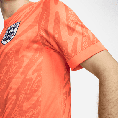 Męska koszulka piłkarska z krótkim rękawem Nike Dri-FIT Anglia (drużyna męska) Stadium Goalkeeper 2024/25 – replika