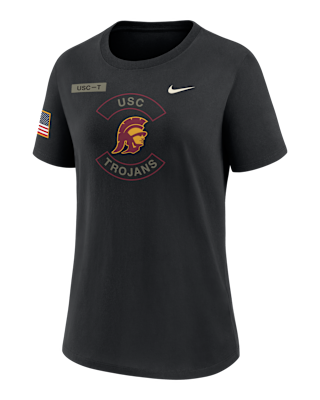 Женская футболка USC Military Appreciation Nike Dri-FIT College