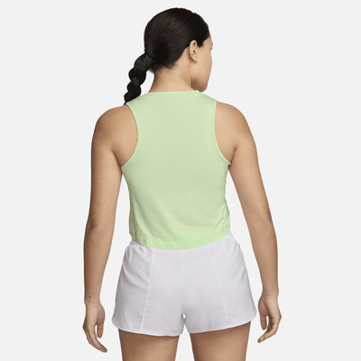 Camiseta de tirantes Dri-FIT cropped para mujer Nike One Classic