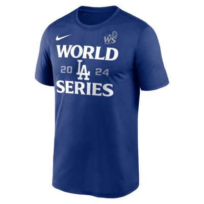 Los Angeles Dodgers 2024 World Series Authentic Collection Legend Men's Nike Dri-FIT MLB T-Shirt