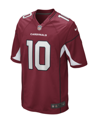 Men's Nike DeAndre Hopkins White Arizona Cardinals Game Player Jersey Size: Medium