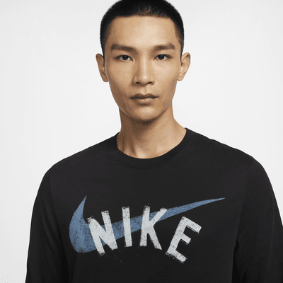 Nike 男款 Dri-FIT 長袖健身 T 恤