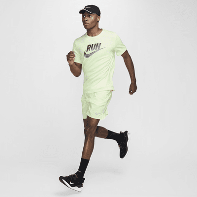 Short de running avec sous-short intégré 18 cm Dri-FIT Nike Challenger pour homme