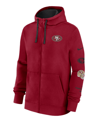 Мужское худи San Francisco 49ers Club Nike NFL Full-Zip Hoodie