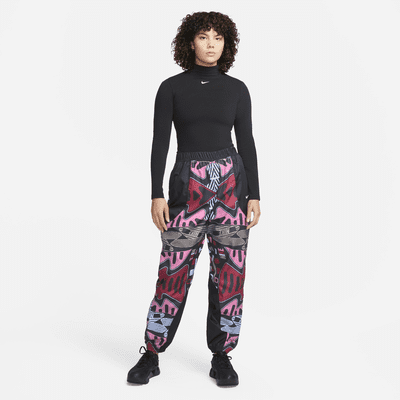 Joggers de tiro alto de tejido Woven para mujer Nike Sportswear