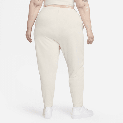 Calças de fato de treino estreitas de cintura subida em tecido moletão Nike Sportswear Chill Terry para mulher