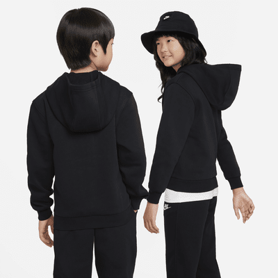 Sudadera con gorro sin cierre para niños talla grande Nike Sportswear Club Fleece