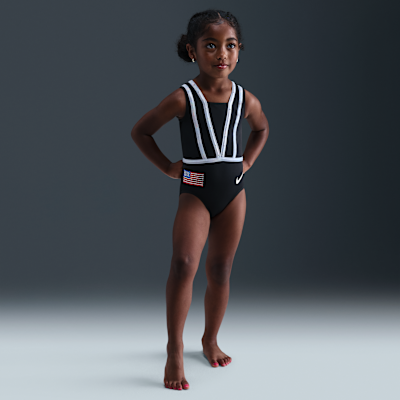 Nike Gymnastics Stars at Midnight Leotard