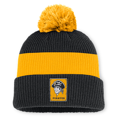 Pittsburgh Pirates Cooperstown Peak Men's Nike MLB Cuffed Pom Beanie