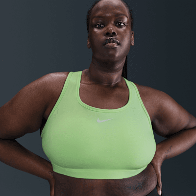 Nike Swoosh Medium Support Women's Padded Sports Bra (Plus Size)