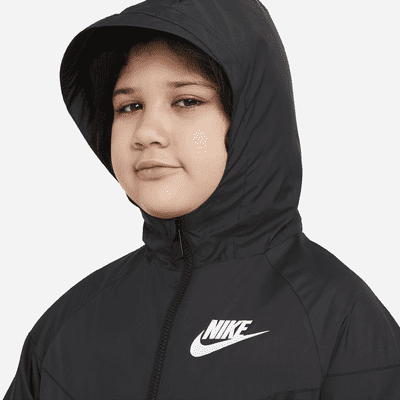 Kurtka z kapturem o luźnym kroju do bioder dla dużych dzieci (chłopców) Nike Sportswear Windrunner (szerszy rozmiar)