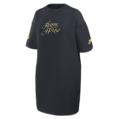 Los Angeles Rams Rivalries Collection Oversized Tech Fleece Women's Nike NFL Dress