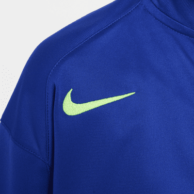 Fato de treino de futebol de malha Nike Dri-FIT do terceiro equipamento Strike FC Barcelona para criança