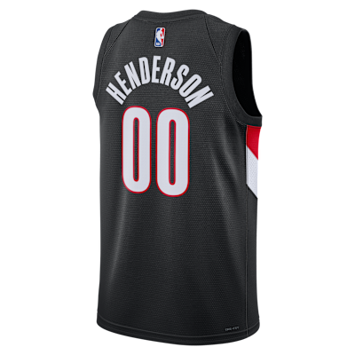 Jersey Nike Dri-FIT de la NBA Swingman para hombre Scoot Henderson Portland Trail Blazers 2025/26 Icon Edition
