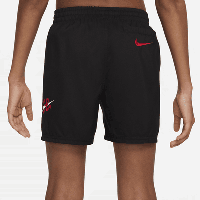 Shorts de vóleibol de 10 cm para niño talla grande Nike Swim Scribble