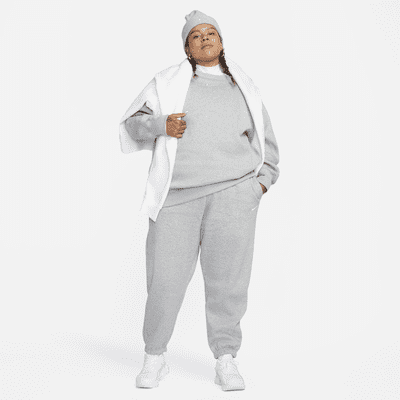 Tröja med rund hals i oversize-modell Nike Sportswear Phoenix Fleece för kvinnor (Plus Size)