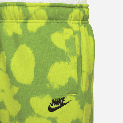 Nike Sportswear Big Kids' (Boys') Printed French Terry Shorts (Extended Size)