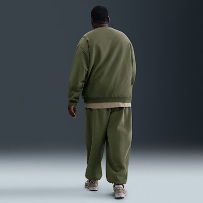 Pants de tejido Fleece con puños para hombre Nike Solo Swoosh