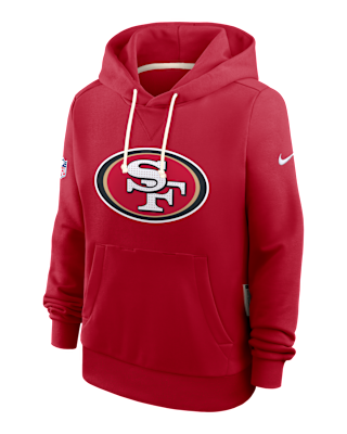 Женское худи San Francisco 49ers Sideline Nike Dri-FIT NFL Pullover Hoodie
