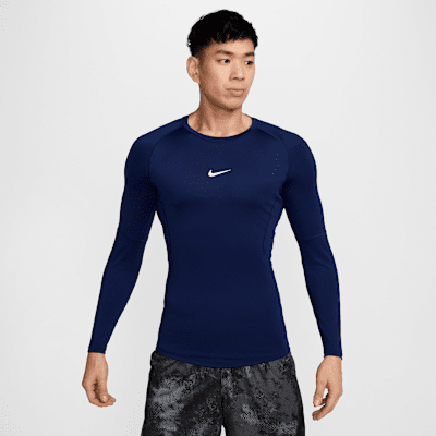 Nike Pro Men's Dri-FIT Tight Long-Sleeve Fitness Top