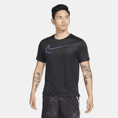 Nike Dri-FIT UV Run Division Miler Men's Short-Sleeve Graphic Running Top