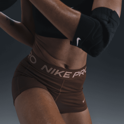 Nike Pro Leak Protection: Period bikeshorts met halfhoge taille voor dames (8 cm)