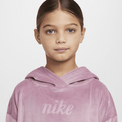 Sudadera con gorro sin cierre cómoda para niños talla pequeña Nike Sportswear