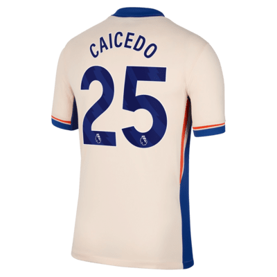 Moisés Caicedo Chelsea 2024/25 Stadium Away Men's Nike Dri-FIT Soccer Jersey