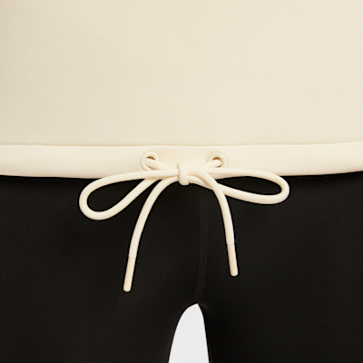 나이키 프로 여성 크롭 하프집 탑