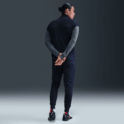 Maskinstrikket Paris Saint-Germain Strike Nike Dri-FIT-fodboldtracksuit til mænd