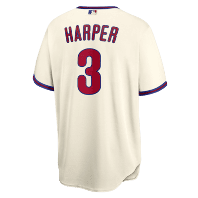 MLB Philadelphia Phillies (Bryce Harper) Men's Replica Baseball Jersey ...