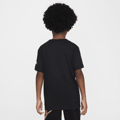 Playera Futura metalizada para niños talla pequeña Nike