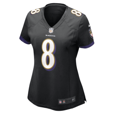 NFL Baltimore Ravens (Lamar Jackson) Women's Game Football Jersey