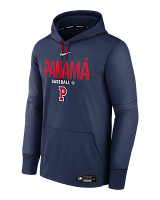 Мужское худи Panama National Baseball Team 2026 World Baseball Classic Authentic Collection Nike Therma Pullover Hoodie