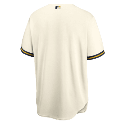 Camiseta de béisbol Replica para hombre MLB Milwaukee Brewer